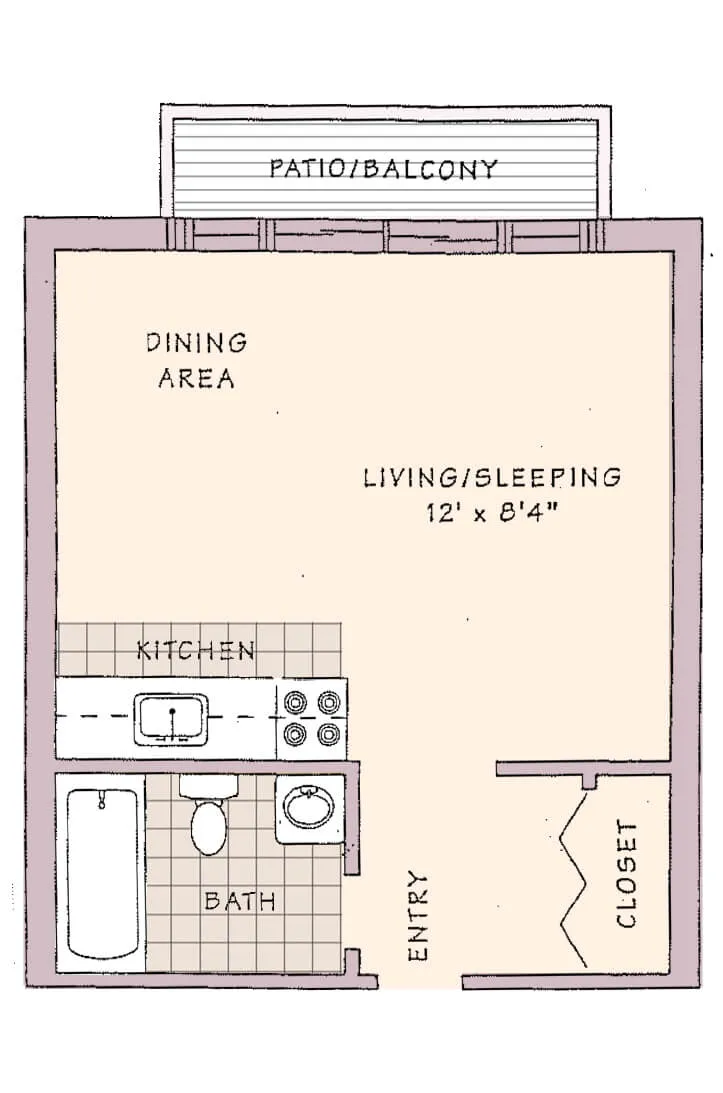 Studio Floor Plan